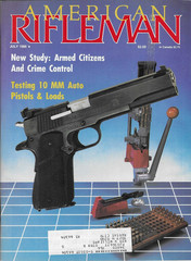 American Rifleman Magazine Jul 1988 Armed Citizens Crime Control 10mm Pistol