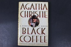 Black Coffee Agatha Christie 1998 Poirot Novel Charles Osborne St. Martin’s HCDJ