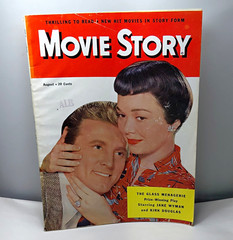 Movie Story Magazine August 1950 Jane Wyman Kirk Douglas Ann Sheridan John Derek