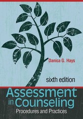 Assessment in Counseling: Procedures and Practices – paperback Hays, Danica,…
