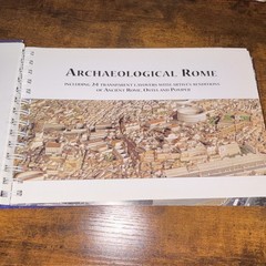 Lozzi Roma Millenium Archaeological Rome Spiral Bound w/ Transparencies