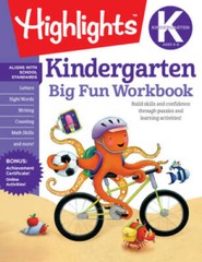 The Big Fun Kindergarten Activity Book: Build skills and confidence throu – GOOD