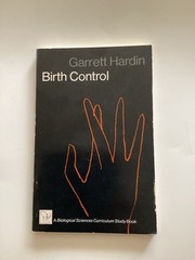 Garrett Hardin Signed Rare Book 1st Edition Birth Control Ecology Science