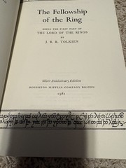 The Lord of the Rings Silver Anniversary Edition 1981, First Printing
