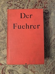 DER FUEHRER BY KONRAD HEIDEN BOOK Hitler 1944 1st Edition World War WWII