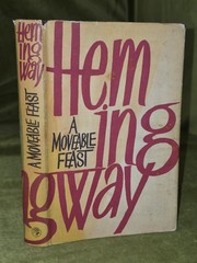 A Moveable Feast Ernest Hemingway First UK Edition 1964 Jonathan Cape