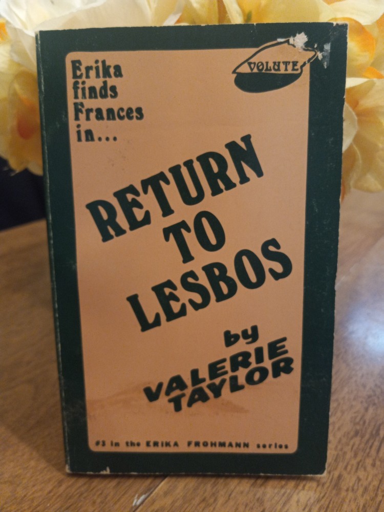 RETURN TO LESBOS By Valerie Taylor #3 Volute Paperback From 1982 LGBTQ+