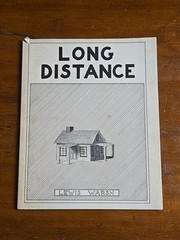 Long Distance by Lewis Warsh, George Schneeman 1971, Ferry Press Ltd Ed.