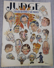 Judge Celebrities Number Volume 93 Number 2400 Oct 29 1927 Vintage Magazine