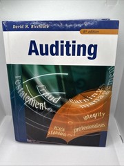 Auditing Hardcover David Ricchiute 8Edition
