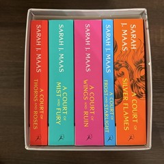 Sarah J Maas A Court Of Thorns And Roses 5 Book Box Set Paperbacks Fantasy YA