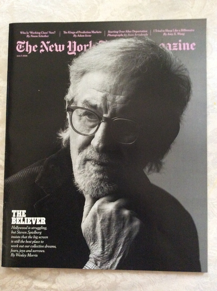 New York Times Magazine Steven Spieberg. 2026 ((NEW))