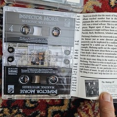 9 INSPECTOR MORSE Audio TV Episodes (Audiobook Cassette) + 2 others -GT58