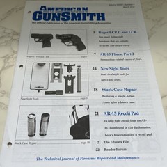 AMERICAN GUNSMITH MARCH 2021, AR- 15 FLIERS PART 2, AR- 15 RECOIL PAD