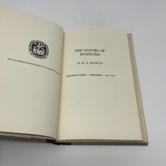 The Nature of Mysticism by David Knowles HC First Edition Very Good 1966
