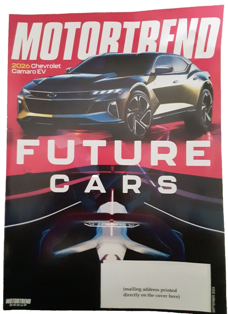 Motor Trend Sept 2023 FREE SHIPPING Future Cars F150 NEW 60 years of Lamborghini