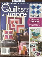 YOU PICK – QUILTS AND MORE MAGAZINE from B H & G, 2006-2020, $2.99-$5.99