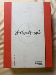 She Reads Truth Bible Holman Christian Standard Bible SlipCase Poppy Linen 2017