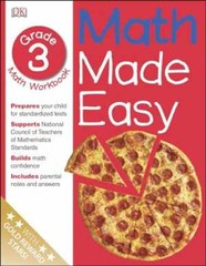 Math Made Easy: Third Grade Workbook (Math Made – Paperback, by DK – Good r