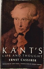 Vintage 1981 Kant’s Life And Thought Ernst Cassirer Paperback Philosophy Book