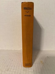 RARE DRACULA 1897 BRAM STOKER NEW YORK GROSSET & DUNLAP ORANGE HARD COVER BOOK