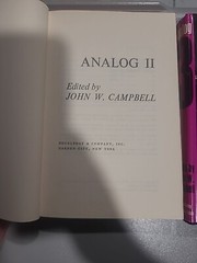 John W. Campbell Analog Book Lot Of 3. Hc/dj/bce Free Shipping