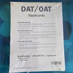 DAT OAt Physics General Chemistry Biology Flashcards Kaplan Test Prep admissions