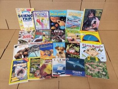 Lot of 10 Science Nature Experiment Animal Educational Learn Kid Child Books MIX