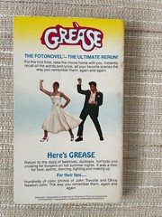 Grease Fotonovel Book 1978 Movie 1st Edition John Travolta & Olivia Newton-John