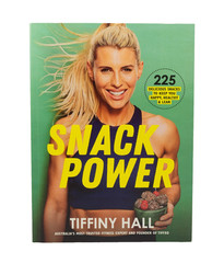 Snack Power Tiffiny Hall Recipe Cookbook 225 Delicious Healthy Power Snacks VGC