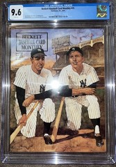 Beckett Baseball #75 Mantle DiMaggio CGC 9.6 June 1991 Magazine Yankees TOP POP