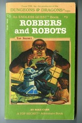 ROBBERS and ROBOTS by Mike Carr! ENDLESS QUEST #9! Rare 1983 TSR First Print PB!
