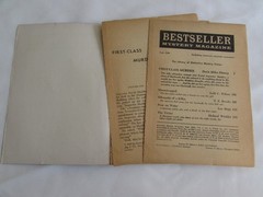 Bestseller Mystery Pulp Magazines Lot of 2 Vintage Thriller/Mystery Softcover