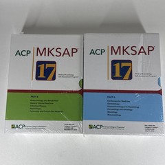 ACP MKSAP 17 Part A and B NEW SEALED Medical Study Program