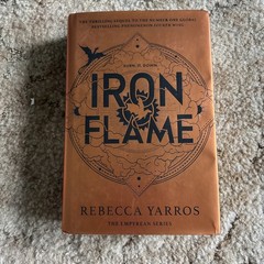 Iron Flame Rebecca Yarros Hardcover Book Empyrean Series Novel Fourth Wing