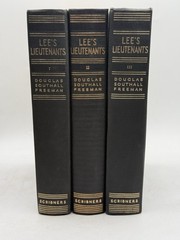 Vintage LEE’S LIEUTENANTS 3 Volume Set by Douglas Southall Freeman 1942-1944