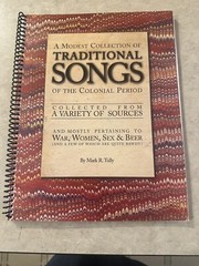 Rare Copy Modest Collection Traditional Songs Colonial Period Tully Music Book