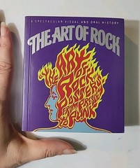 1987 THE ART OF ROCK Mini Book Paul Grushkin History of Rock Posters 1st Edition