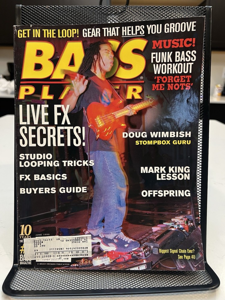 Bass Player Magazine June 1999 Doug Wimbish Offspring Mark King