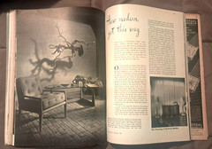 House Beautiful Magazine December 1946, Golden Jubilee, 302 pages, ROUGH