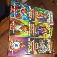 R. L. Stine Goosebumps Most Wanted Paperback Lot of 6 Scholastic Juvenile Horror