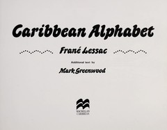 Caribbean Alphabet Hardcover Frane Lessac