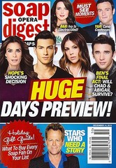 Soap Opera Digest December 14 2015 Days of Our Lives Don Diamont Alyvia Alyn
