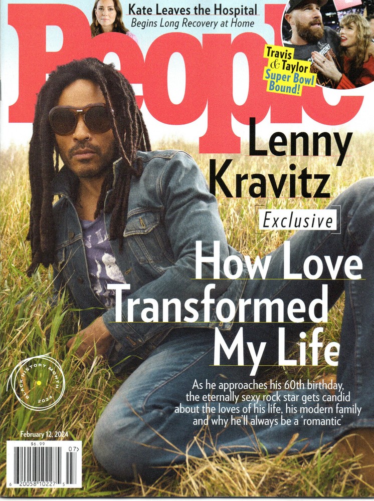 PEOPLE Magazine February 12 2024 Lenny Kravitz Charles Melton Audrey Hepburn