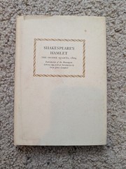 Shakespeare’s Hamlet: The Second Quarto 1604, Reproduction, 1964 HC DJ