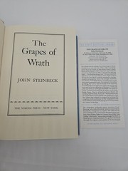 The Grapes of Wrath John Steinbeck First Edition Library Facsimile 1967 Slipcase