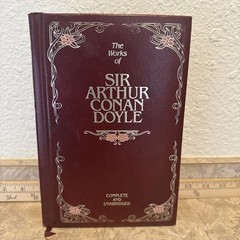 Longmeadow Press Works Of Sir Arthur Conan Doyle Complete Bonded Leather 1984