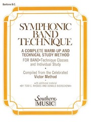 Symphonic Band Technique (S.B.T.) Percussion Parts Level 3