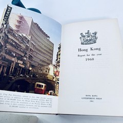 Hong Kong Report For The Year 1960 1st Edition 1961 Govt Press Colonial History