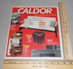 Vtg 1997 CALDOR Store Circular Print Ad Sony Playstation TV Stereos Toys Barbie